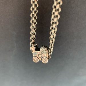 Pandora Silver Bead- Baby Stroller